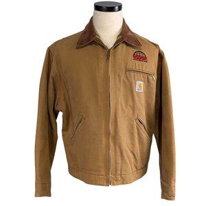 Vintage Carhartt XL Blanket Lined Detroit Jacket Essex  Logo